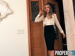 Aiden Ashley's sexy landlord fails to fulfill her fitness fantasies