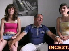 Real Proven In IDs Spanish Dad And Daughter And Stepmother - Threesome Orgy