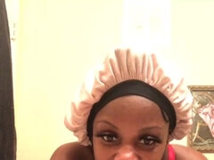 Ebony naughty GILF webcam video