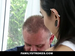FamilyStrokes - Fucking Her Step Daddy For Fathers Day
