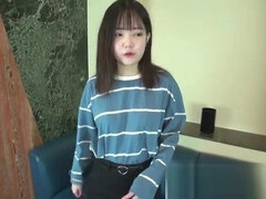 Petite Japanese teen girl first time casting part 1
