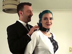 Alexxa Vice double penetrated and punished in hard theeway
