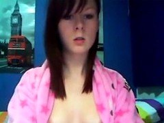 Amateur, Brunette brune, Masturbation, Fessée, Adolescente, Nénés, Webcam
