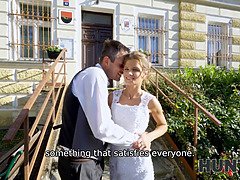 Braut, Gehörnter ehemann, Tschechisch, Kleid, Hd, Muschi, Rasiert, Hochzeit