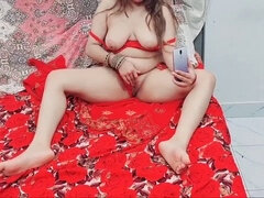 Punjabi wife enjoys milking herself while indulging in mobile porn with passionate moans