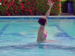 Natali Leon - Pleasure By The Pool - Blonde