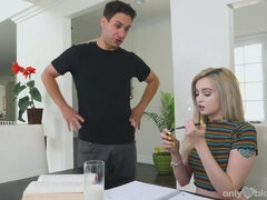 Spoiled teen Lexi Lore - Homework Break