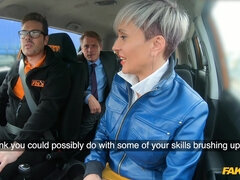 Fake Driving School - Boss Fucks Slinky Arousing Blondie Employee 1 - Marc Kaye