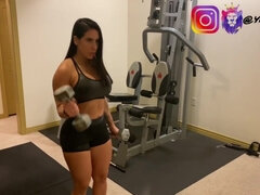 Fit Latina Concluded up getting a Harsh Buttfuck Nail in the Gym