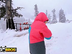 Amia Miley Wants To Bounce Her Big Ass On A Snowman And Get Pounded Hard!
