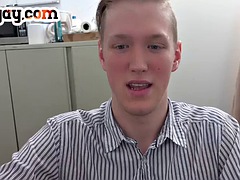 IR POV twink assfucked by a black dominant gay in the office