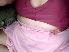 크고 아름다운 여자, 큰 엉덩이, 약간 뚱뚱한, 지방, 발, 수음, 오르가슴, 보지