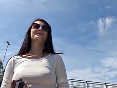 German Scout - Candid Teen Katy Films and Fucks in Berlin