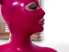 Hottest vixen in latex blows ramrod before riding for facial cumshot