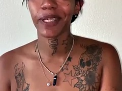 The sexy Afro-Latina does a quick interview before getting fucked by a big black cock!
