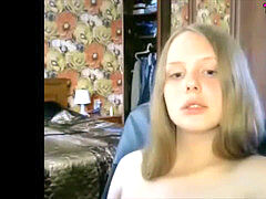 ultra-cute nubile towheaded Russian tgirl Webcam
