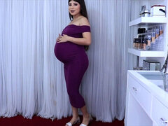 massive knocked up mommy Speaks in Sexy Language and Wears Sexy Clothes