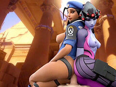 Widowmaker overwatch, 3some, overwatch widowmaker