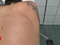 Fucked my stepmom doggystyle in front of the gym