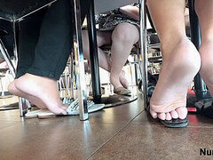 Soles, japanese, candid-feet