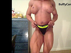 lady bodybuilder live web cam
