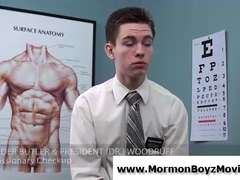 Homosexual mormon doctor uses buttplug on heterosexual teenage