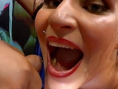 Lucia denville gets cumshots and besides cums in mouth