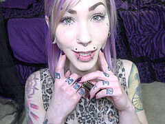 Part 1: Sloppy blowjob with deep-throating and lots of saliva for oral fixation