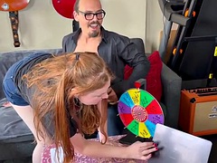 Wheel of sex games with Yaya and Severin