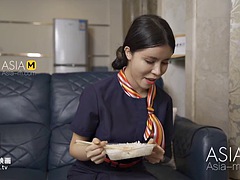 ModelMedia Asia-Seduce Stewardess, Do Sex-Ou Ni-MSD-038-Best Original Asia Porn Video