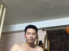 Asiatisk, Homosexuell, Onani, Muskel, Webb kamera