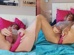 Anal, Store bryster, Sædskud, Dildo, Onani, Ældre kvinde, Pump, Solo