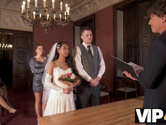 Cheating bride & Killa Raketa get intimate in public after wedding