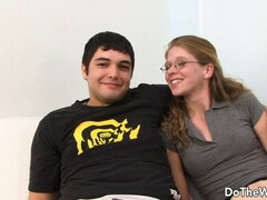 Jenny Leigh gets her cuckold hubby off by black dude stretching her house while his wife watches