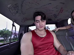 Tricked str8 muscle guy fucks gay asshole on bus 4 facial
