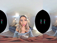 VRHUSH fat melon Kat Dior drilled hard in virtual reality