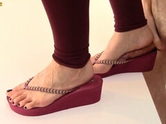 Dominacion femenina, Masturbacion con pies, Zapatos