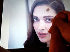 Deepika Padukone cum Tribute #21 With lubricant and Lotion