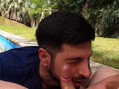 Gay, Honění, Hd, Vyzlečené, Orgazmus, Vonku, Bazén, Pornstars