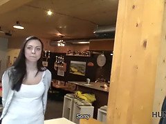 Cutie trades sex for cash for a ride on her boyfriend's dick
