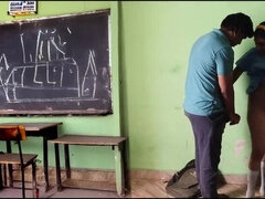 Anal, Skole, Første gang, Inder, Utendørs, Student, Lærer, Uniform