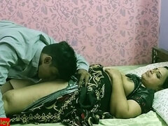 Indian hot teen best sex with his innocent sexy Bhabhi... Creampie on her face!! Real Indian hot sex