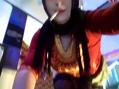 Arab, Zadok, Veľké kozy, Brunetka, Exhibicionisti, Masturbácia, Sólo, Stripping