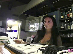 Barmaid Unwanted internal ejaculation