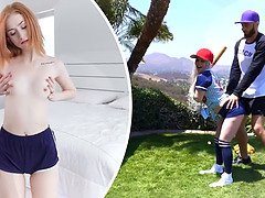 Busty Petite Asian Football Player Alexia Anders Gets Sweaty With Her Hunk Boyfriend