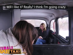 Watch these Czech babes with amazing tits get down and dirty in a fake taxi