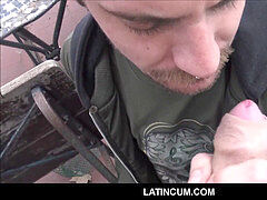 first-timer Straight Latino Boy Public hump For Cash pov