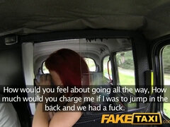 British babe Billy Rai takes on older dude's hard cock in a fake taxi POV
