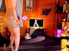 ドレス, 足, ヒール, パンティ, 小柄, スパンデックス, ストッキング, スカートのぞき