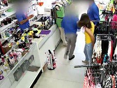 Shoplifting Far eastern 18-19 year old Jade Noir gets a hot bang